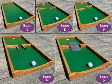 Midgetgolf - baan 1 t/m 10